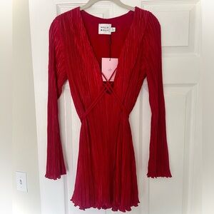 Hello Molly Besties Meet Mini Dress Red
